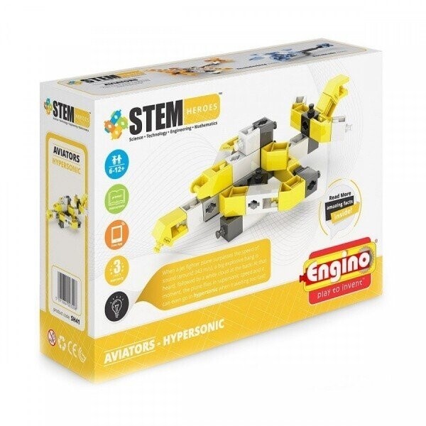 

Конструктор Engino Stem Heroes Авиация сверхзвуковой самолет (SH41)