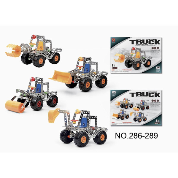 

Конструктор металлический Qunxing Toys Дорожно-строительная техника (286-289)