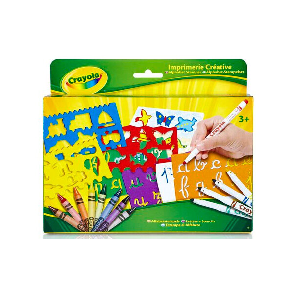 

Алфавит, набор для творчества с трафаретами, Crayola (10527)