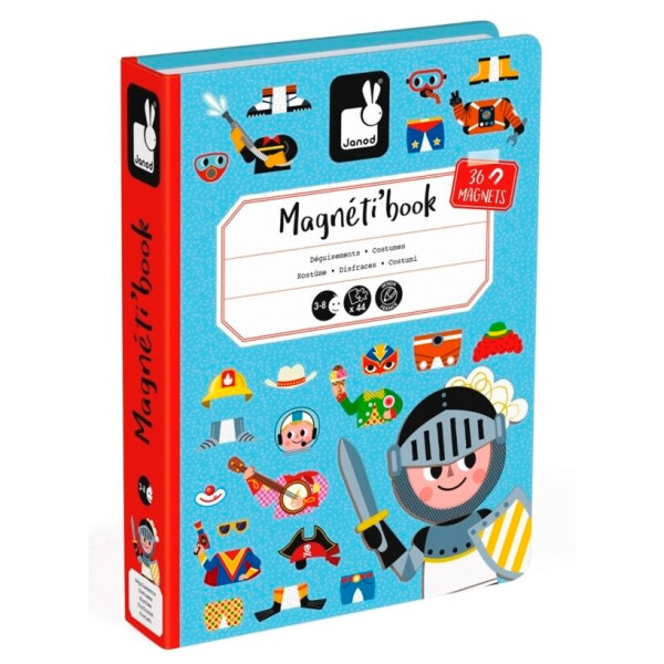 

Магнитная книга Janod Наряды для мальчика (J02719)