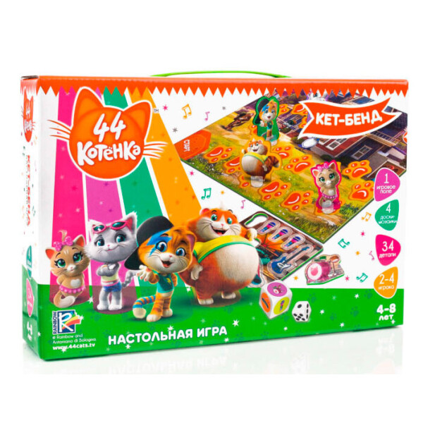

Настольная игра Vladi Toys 44 Котенка Кэт-бэнд рус (VT8055-08)