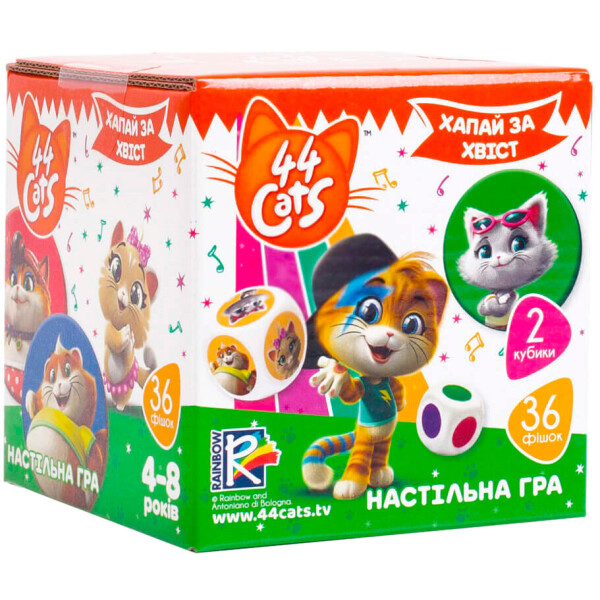 

Настольная игра Vladi Toys 44 Котенка Хватай за хвост (укр) (VT8022-07)