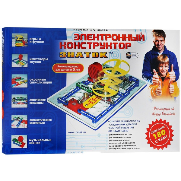 

Конструктор Знаток 180 схем (REW-K003)