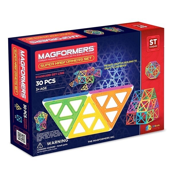 

Магнитный конструктор Magformers Базовый набор Супер 30 деталей (701008)