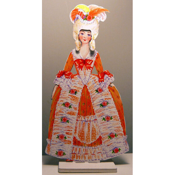 

Кукла Барышня Умная бумага Игровой набор для девочек из картона одевай и играй (202)