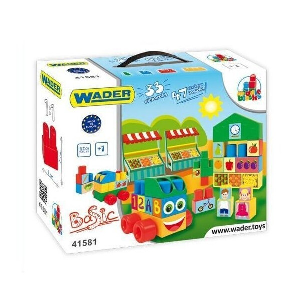 

Конструктор Wader Middle Blocks 33 элементы (41581)