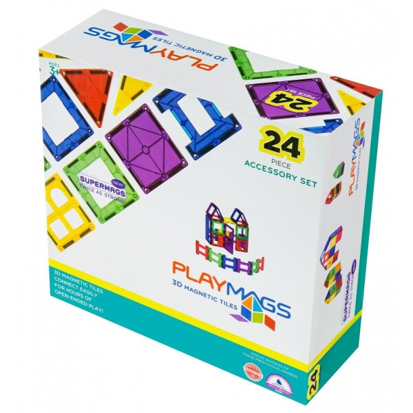 

Конструктор Playmags магнитный набор 24 элемента (PM162)