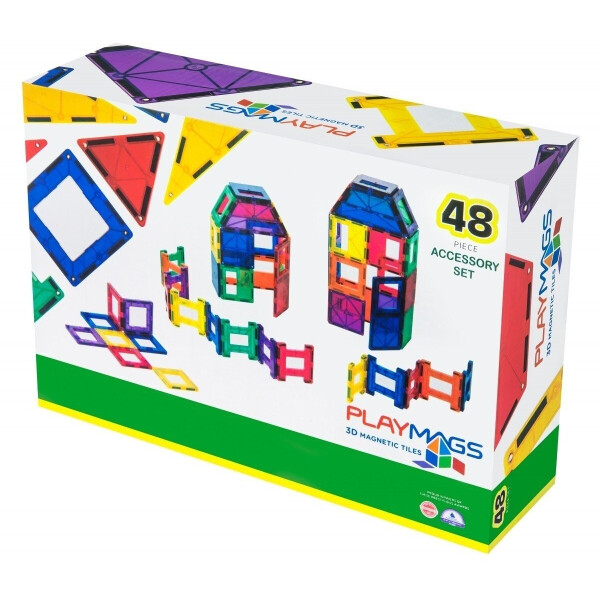 

Конструктор Playmags магнитный набор 48 элементов (PM161)