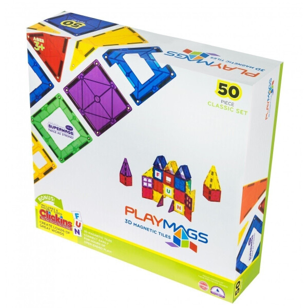 

Конструктор Playmags магнитный набор 50 элементов (PM152)