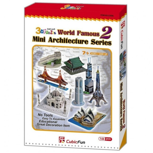 

Конструктор CubicFun - Архитектура Мира серия 2 (C058h)