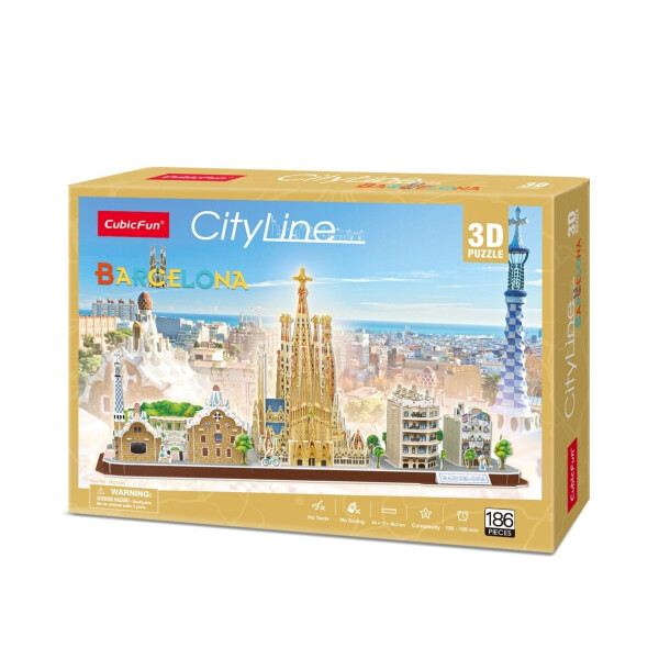 

3D пазл CubicFun City Line Barcelona (MC256h)