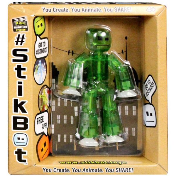 

Фигурка для анимационного творчества Stikbot S1 зеленый (TST616G)