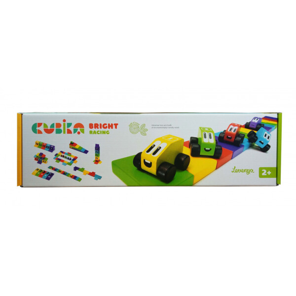 

Деревянный конструктор Cubika Цветные гонки (14859)