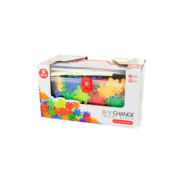 

Конструктор Shantou jinxing Insert block 100 деталей (6019Y)