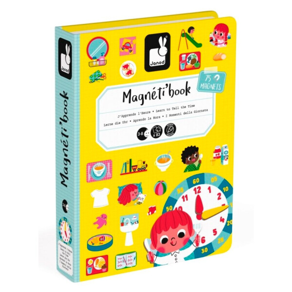 

Магнитная книга Janod Учимся называть время (J02724)