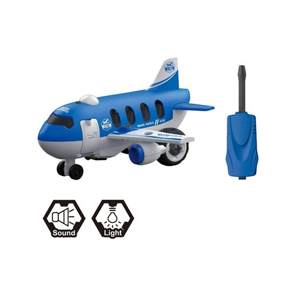 

Конструктор Diy Spatial Creativity Самолет 32 детали (6477800)