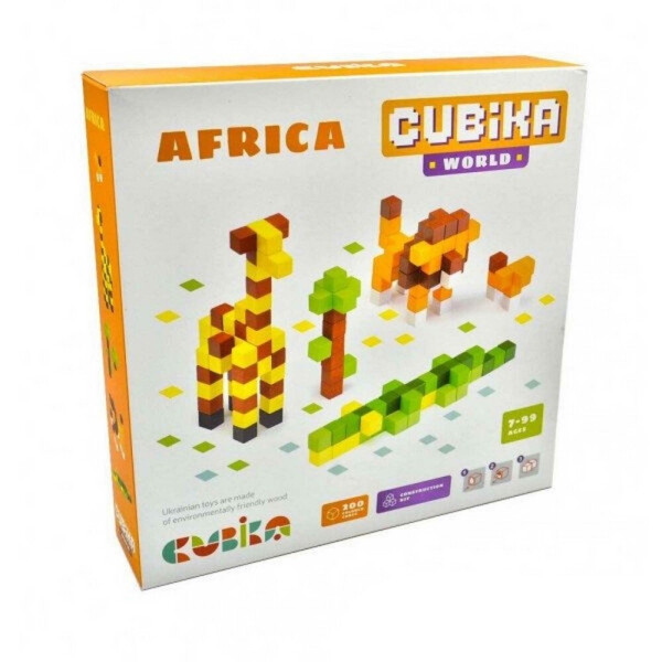 

Деревянный конструктор Cubika World Африка (15306)