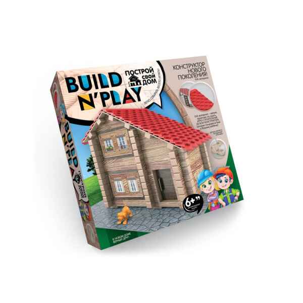 

Конструктор нового поколения Danko Toys Buildnplay Домик (ДТ-ОО-09185)