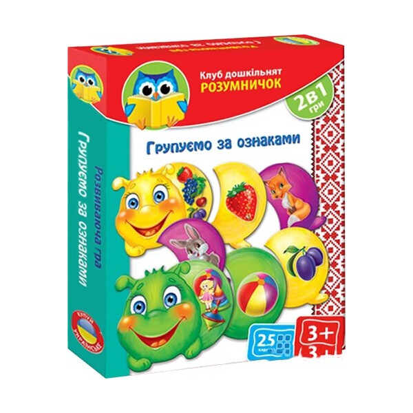 

Развивающая игра Vladi Toys Группируем по признакам (VT1306-10)