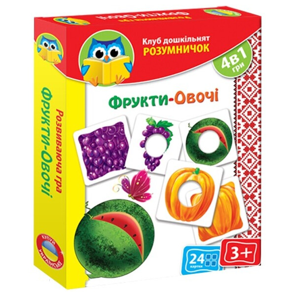 

Развивающая игра Vladi Toys Фрукты овощи (VT1306-13)