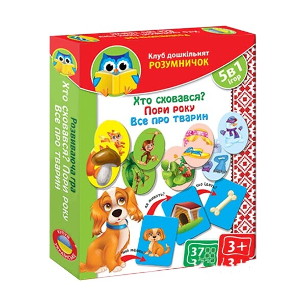 

Развивающая игра Vladi Toys Кто спрятался Времена года украинский язык (VT1306-14)