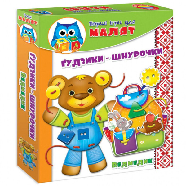 

Игра Малыш. Шнурок + пуговици Мишка (VT1307-11)