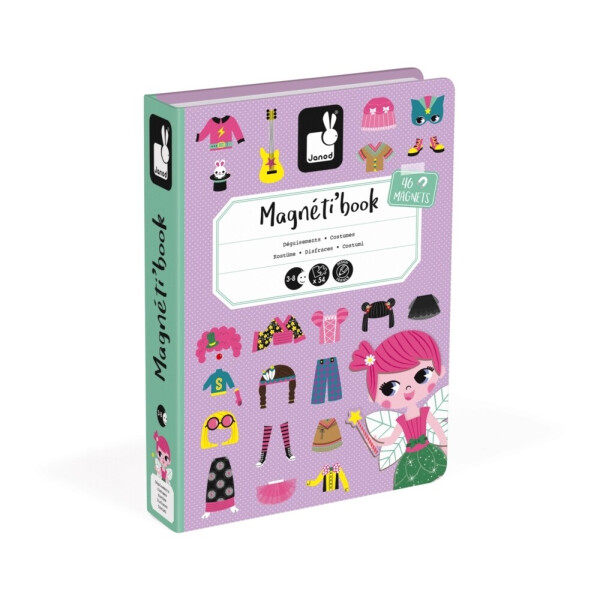 

Магнитная книга Janod Наряды для девочки (J02718)