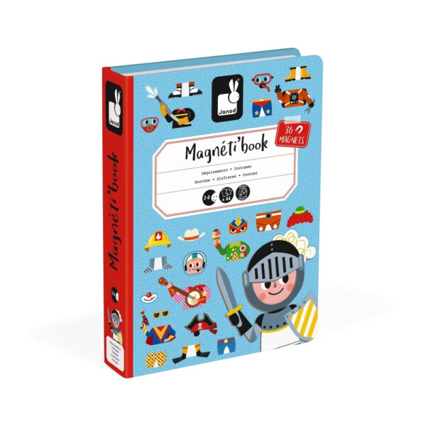 

Магнитная книга Janod Наряды для мальчика (J02719)