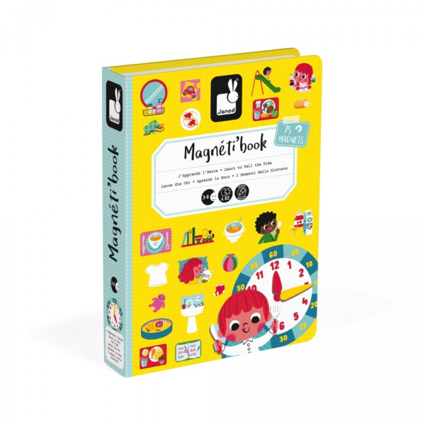 

Магнитная книга Janod Учимся называть время (J02724)