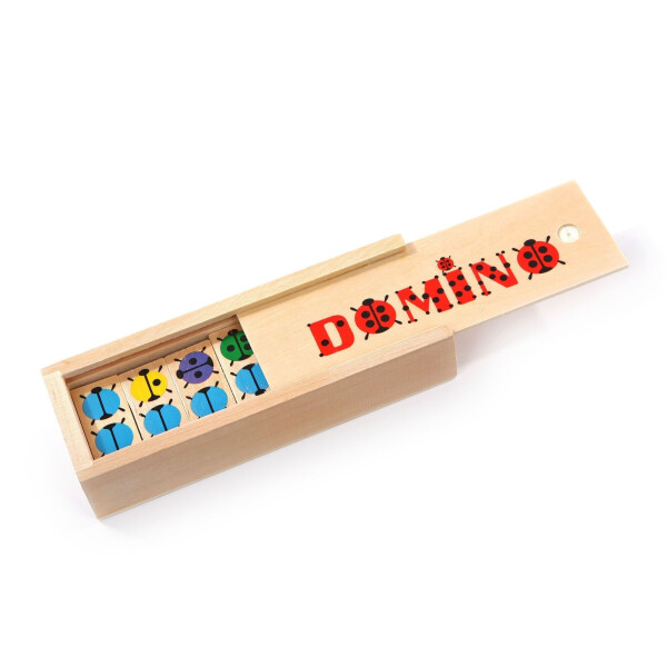 

Детское домино Мир деревянных игрушек Божья коровка (Д087)