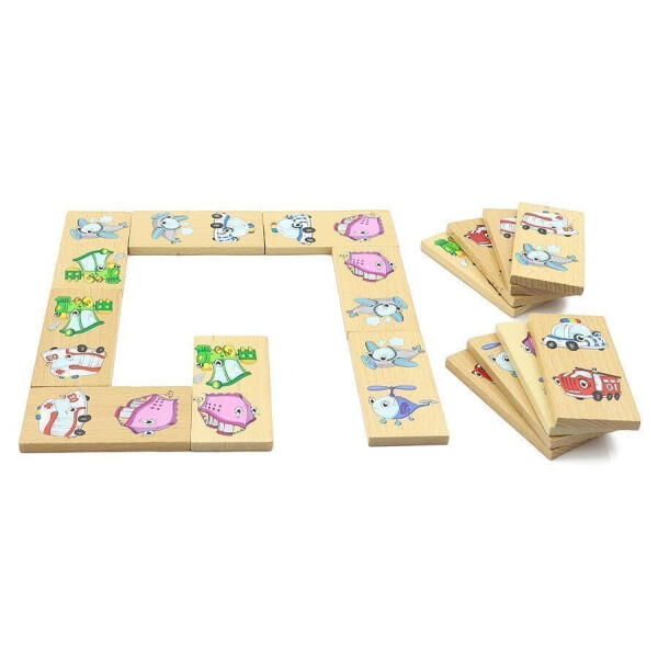 

Игрушки из дерева Мир деревянных игрушек Детское домино Транспорт (Д393)