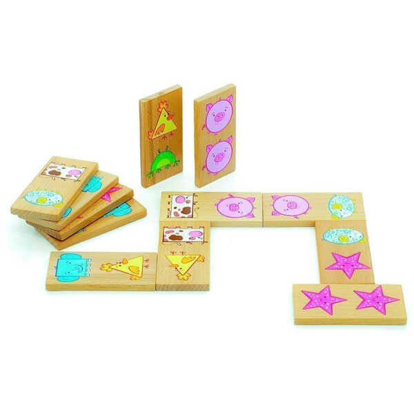 

Домино Мир деревянных игрушек Фигуры (Д394)
