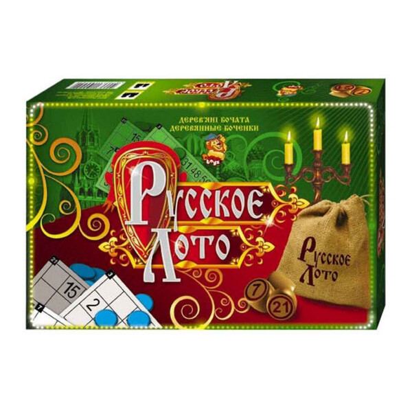 

Игра Danko Toys Русское лото бочата зеленая (ДТ-ЛА-06-01)