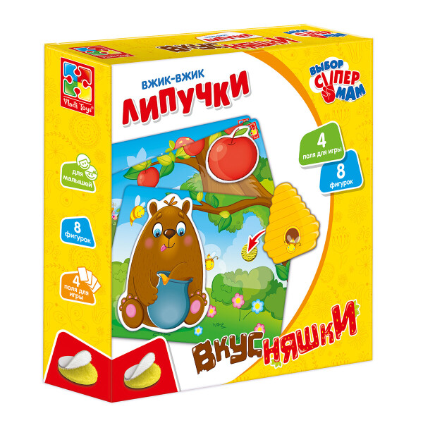 

Игра с липучками Vladi Toys Вжик вжик Вкусняшки (VT1302-22)