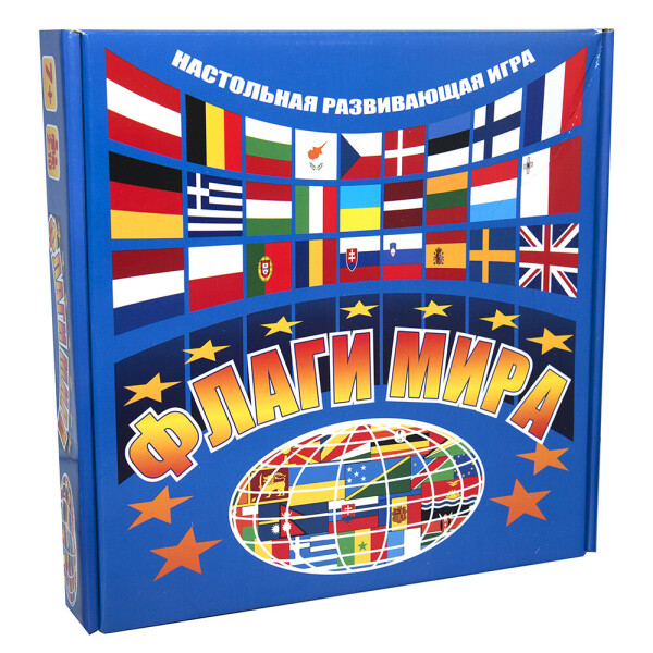 

Развивающие настольная игра Strateg Флаги мира на русском (709)