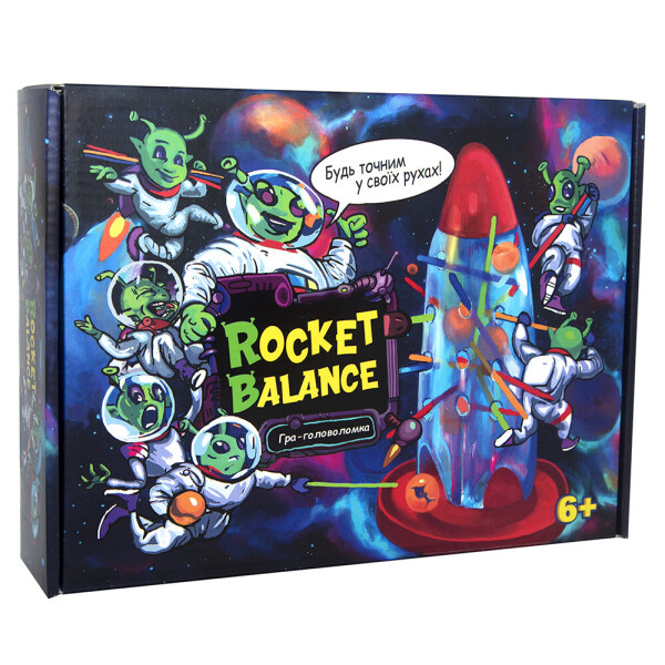 

Настольная игра Strateg Rocket Balance на украинском (30407)