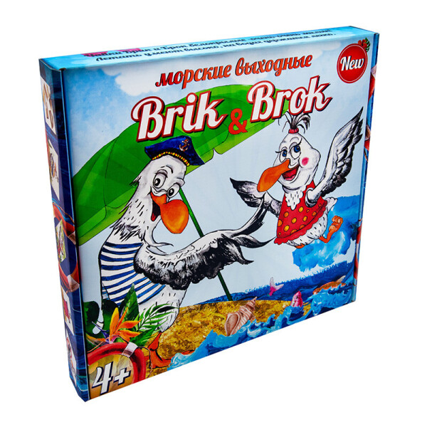 

Настольная игра Strateg Морские выходные Brik and Brok на русском (30202)