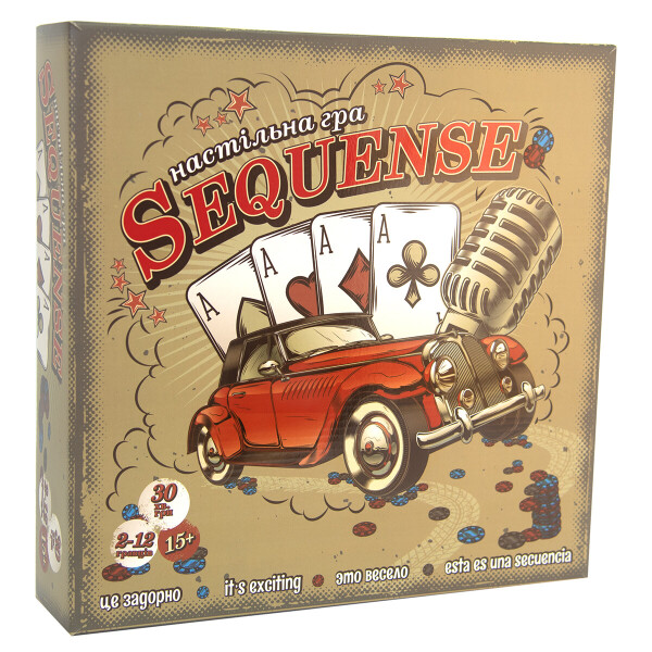 

Настольная игра Strateg Sequence на украинском (30361)