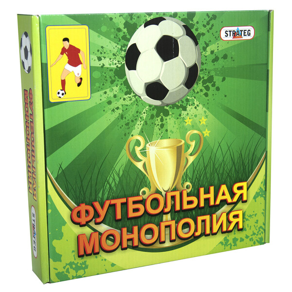 

Игра настольная Strateg Футбольная монополия на русском (00716)