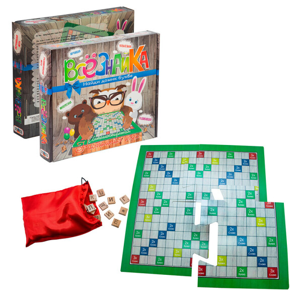 

Игра настольная Strateg Всезнайка на русском (801)