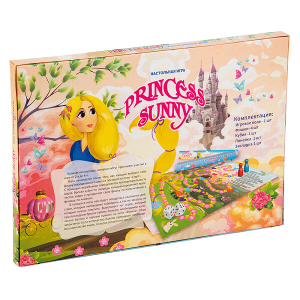 

Игра настольная Strateg Princess sunny на русском (30356)
