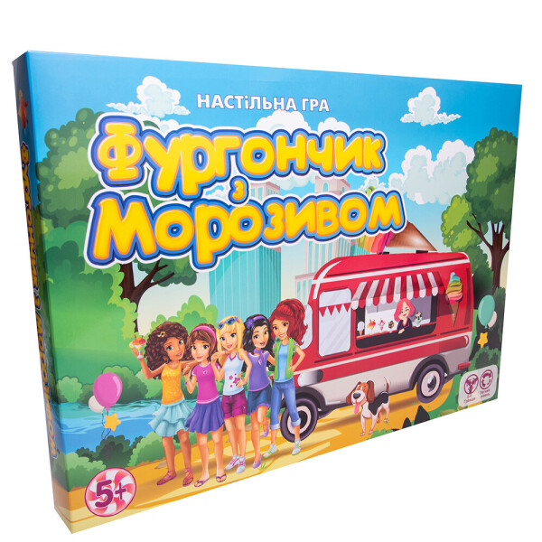 

Игра настольная Strateg Фургончик с мороженым на украинском (30216)