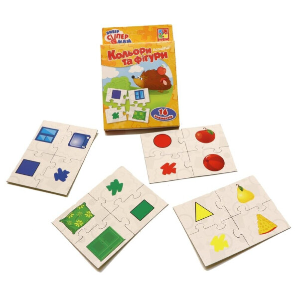 

Настольная игра Vladi Toys Ассоциации Цвета и фигуры (VT1901-08)