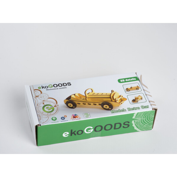 

Деревянный 3D пазл EcoGoods Ретро кар (19871998)