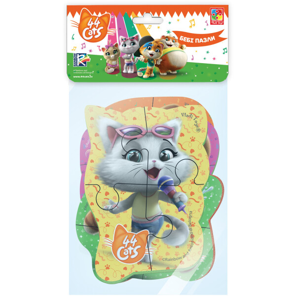 

Детские пазлы Vladi Toys 44 Кота Музыкальная группа (VT1106-84)