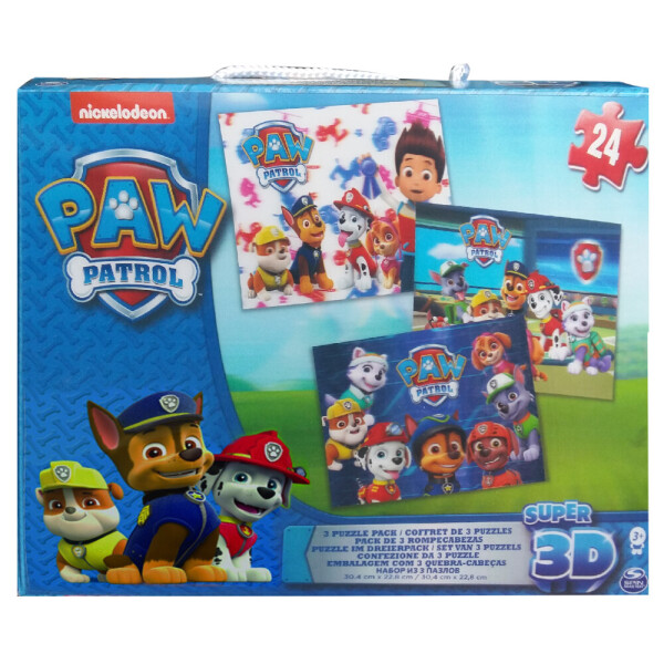 

3D пазл переливной Spin Master Games Щенячий патруль 3 в 1 (SM98351/6033115)
