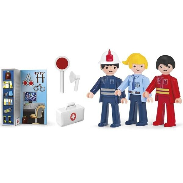 

Игрушка Igracek Trio Рятувальник пожежарный и полицеский (26211)