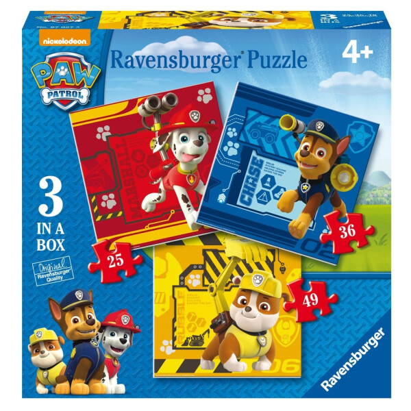 

Ravensburger Набор картонных пазлов 3в1 Щенячий патруль (07057_2)