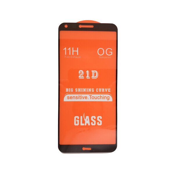 

Защитное стекло 21D Full Glue для LG G6 / H870 / LS993 черное 0,3 мм в упаковке