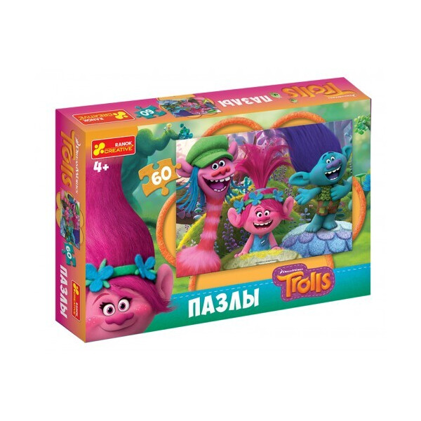 

Пазлы Тролли 60 элементов (15189032Р)